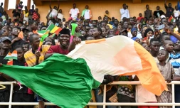 Concert de soutien aux militaires aprÚs un coup d'Etat au Niger, le 13 août 2023 à Niamey