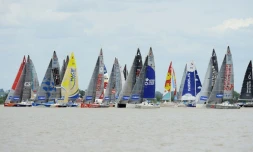 Départ de la Solitaire du Figaro, à Pauillac, au sud-ouest de la France, le 3 juin 2017