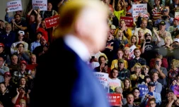 Le président Donald Trump lors d'un meeting de campagne dans le Mississippi, le 1 novembre 2019