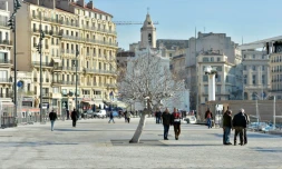 Le quartier du Vieux-Port le 7 janvier 2013 à Marseille