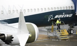 Un Boeing 737 Max 9 sur le tarmac de l'usine Boeing de Renton, le 12 mars 2019