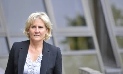 L'eurodéputée Nadine Morano (Les Républicains) à Nancy, le 7 septembre 2015