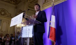 Nicolas Hulot, ministre de la Transition écologique et solidaire, le 6 juillet 2017 à Paris