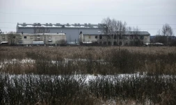 La colonie pĂ©nitentiaire N2 oĂč est emprisonnĂ© l'opposant russe AlexeĂŻ Navalny, le 1er mars 2021 Ă Pokrov