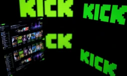 Le logo de la plateforme autralienne Kick, le 21 août 2025 à Toulouse