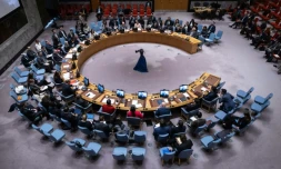 Le Conseil de sécurité des Nations Unies, au siège de l'ONU, à New York, le 28 janvier 2025