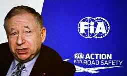 Le président de la FIA, Jean Todt, lors d'une conférence de presse en vidéo conférence sur les rÚgles de la F1 à partir de 2021, le 31 octobre 2019 à Austin