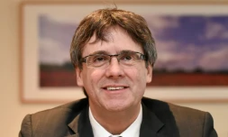 Carles Puigdemont, le 12 janvier 2018 à Bruxelles