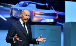 Thierry Bolloré, le DG par intérim de Renault, le 6 mars 2018 à Genève