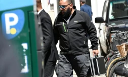 Le polémiste Dieudonné M'Bala M'Bala, le 27 juin 2015 à Paris