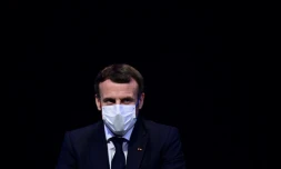 Le président Emmanuel Macron le 14 décembre 2020 à Paris