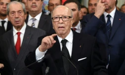 Le président tunisien Beji Caid Essebsi, le 25 novembre 2015 à Tunis