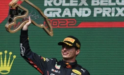 Max Verstappen impressionnant vainqueur du GP de Belgique à Spa-Francorchamps, le 28 août 2022  