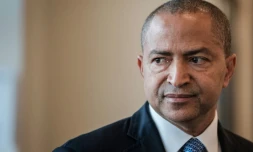 L'opposant congolais en exil Moise Katumbi, le 27 avril 2018 à Kigali, au Rwanda