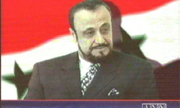 Capture vidéo de Rifaat al-Assad, oncle de Bachar al-Assad, le 12 juin 2000