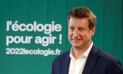 Yannick Jadot le 28 septembre 2021 à Pantin après l'annonce de sa victoire à la primaire