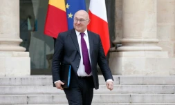 Le ministre des Finances, Michel Sapin, le 24 mars 2016 à l'Elysée