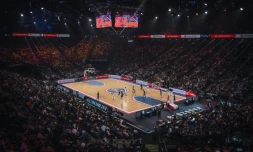 Vue générale de la salle de Bercy lors du traditionnel All Star Game, le 29 décembre 2018 à Paris