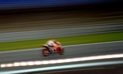 L'Espagnol Marc Marquez (Honda) lors du GP de République Tchèque, catégorie MotoGP, le 6 août 2017 à Brno 
