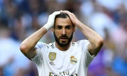 L'attaquant français du Real le 1er octobre 2019 durant un match au stade Santiago Bernabeu de Madrid