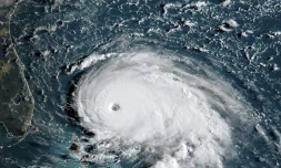Image satellite de l'ouragan Dorian prÚs des Bahamas, par un satellite météorologique américain, le 1er septembre 2019