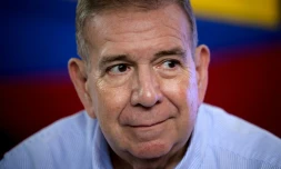 Edmundo Gonzalez Urrutia, candidat de l'opposition vénézuélienne à l'élection présidentielle, lors la campagne en mai 2024