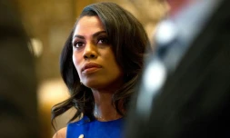 L'ex-conseillère de la Maison Blanche, Omarosa Manigault, le 16 janvier 2017 à New York