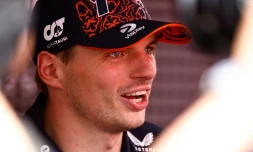 Le pilote néerlandais Max Verstappen après avoir remporté la course sprint du GP de Belgique, le 26 juillet 2025 à Spa-Francorchamps