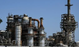 Une raffinerie de pétrole, à Houston (Texas), le 8 septembre 2025