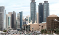 Des gratte-ciels de Doha, le 24 novembre 2015