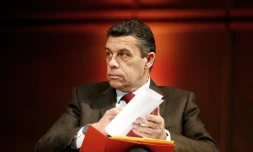 Le président de la FNSEA, Xavier Beulin, le 28 janvier 2016 à Reims