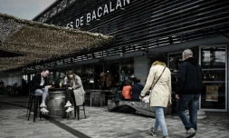 Des bars et terrasses dans le quartier de Bacalan, le 23 mazi 2021 à Bordeaux