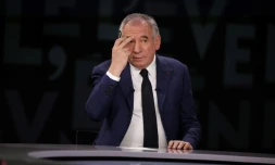 Le Premier ministre François Bayrou sur le plateau de l'émission "L'Evénement" sur France 2, le 19 décembre 2024 à Paris