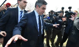 François Fillon à Nîmes, dans le sud de la France, le 2 mars 2017