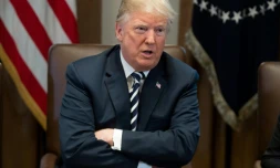 Le président américain Donald Trump à la Maison Blanche à Washington, le 9 mai 2018