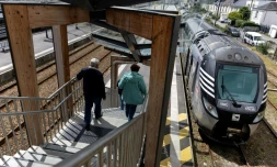 Train à quai à la gare de Quimper le 9 juin 2026