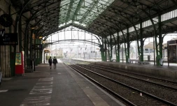 Les quais de la gare de Perpignan, le 8 avril 2018