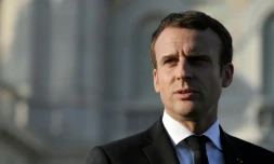 Le président Emmanuel Macron le 12 juillet 2017 à Trieste