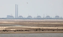 La centrale nucléaire de Zaporijjia, dans le sud de l'Ukraine, le 7 juillet 2023