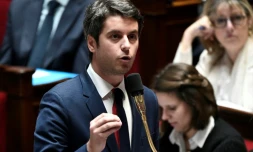 Le Premier ministre français Gabriel Attal lors d'une séance de questions au gouvernement à l'Assemblée nationale, le 27 février 2024 à Paris