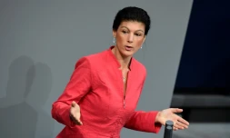 Sahra Wagenknecht, initiatrice du mouvement "Aufstehen" (Debout), à Berlin le 23 novembre 2016