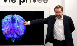 Eric Leandri, alors patron de Qwant, le 14 juin 2018 Ă Paris