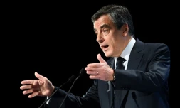 François Fillon en meeting à Aubervilliers, le 4 mars 2017 
