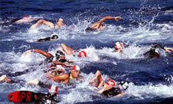 Epreuve de natation - Triathlon (Archives)
