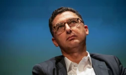 Le patron de Canal+ Maxime Saada lors du Festival de la fiction Ă La Rochelle, le 13 septembre 2019