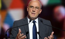 L'ex-patron d'Orange Stéphane Richard à Paris le 19 mai 2022
