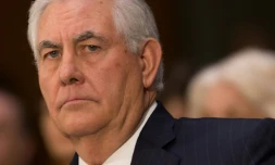 Le secrétaire d'Etat américain désigné Rex Tillerson, le 11 janvier 2017 à Washington