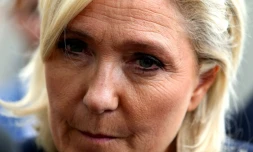 Marine Le Pen, à Châlons-en-Champagne, le 7 septembre 2018