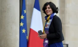 La ministre du Travail Myriam El Khomri à l'Elysée, le 10 janvier 2017 à Paris