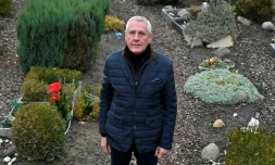 Ralf Hendrichs, fondateur du cimetière animalier de Teltow, le 31 janvier 2019 en Allemagne